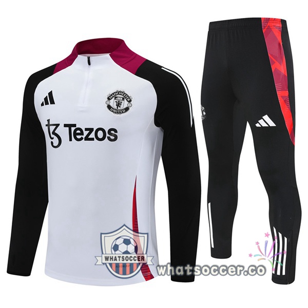 Tracksuit Manchester United White Black 2025-2026