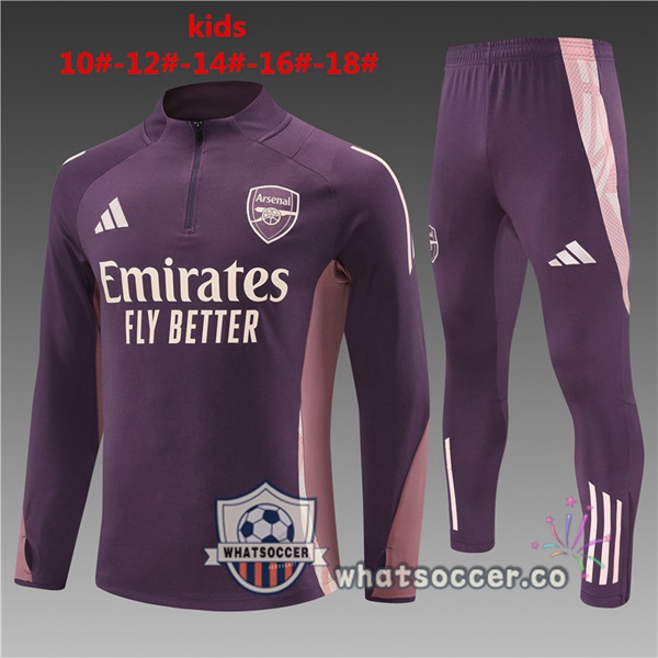 Tracksuit Arsenal Kids Purple 2025-2026
