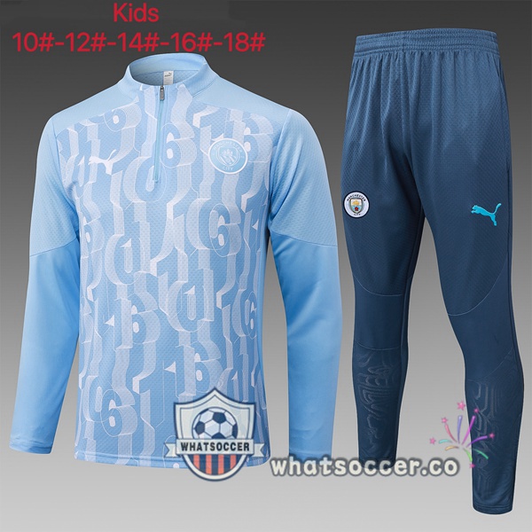 Tracksuit Manchester City Kids Blue 2025-2026