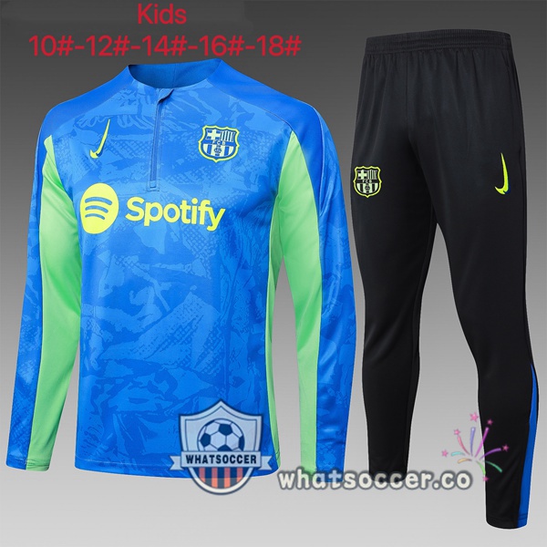 Tracksuit FC Barcelona Kids Blue Royal 2025-2026