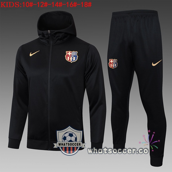 Tracksuit - Windbreaker FC Barcelona Kids Black 2025-2026