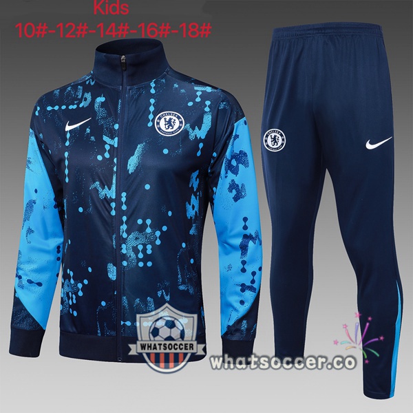 Training Jacket FC Chelsea Kids Blue Royal 2025-2026
