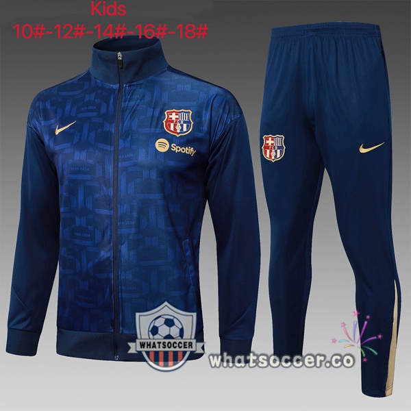 Training Jacket FC Barcelona Kids Blue Royal 2025-2026