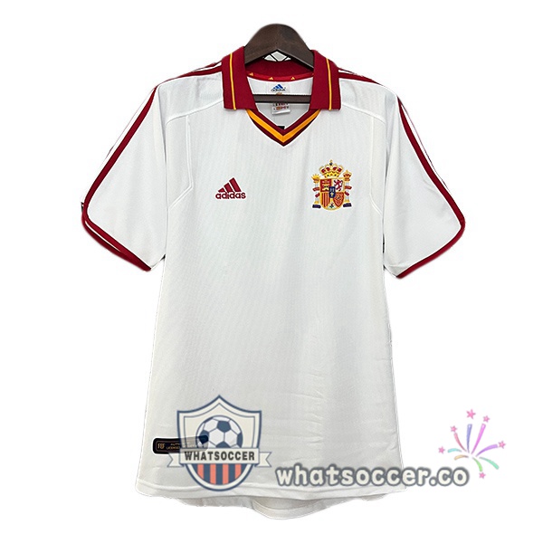Spain Retro Away White 2000