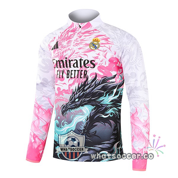Soccer Sweater Real Madrid Rose White 2025-2026