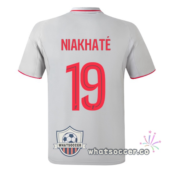 Olympique Lyonnais (NIAKHATÉ 19) Third Soccer Jerseys Gray 2025-2026