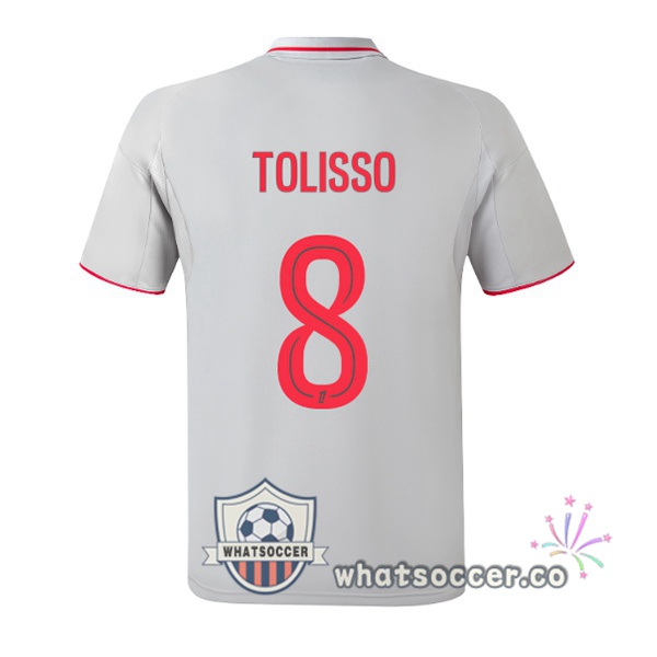 Olympique Lyonnais (TOLISSO 8) Third Soccer Jerseys Gray 2025-2026