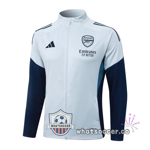 Soccer Jacket Arsenal Gray 2025-2026