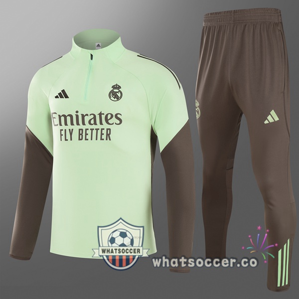 Training Wear Real Madrid Kids Green 2025-2026