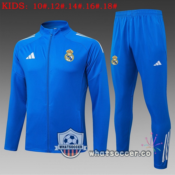 Training Jacket Real Madrid Kids Blue 2025-2026