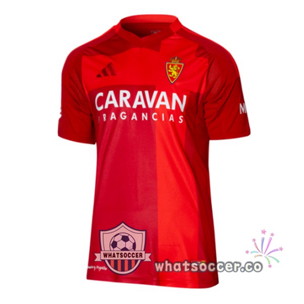 Real Zaragoza Third Soccer Jerseys Red 2025-2026