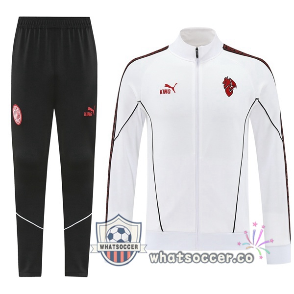 Training Jacket AC Milan White 2025-2026