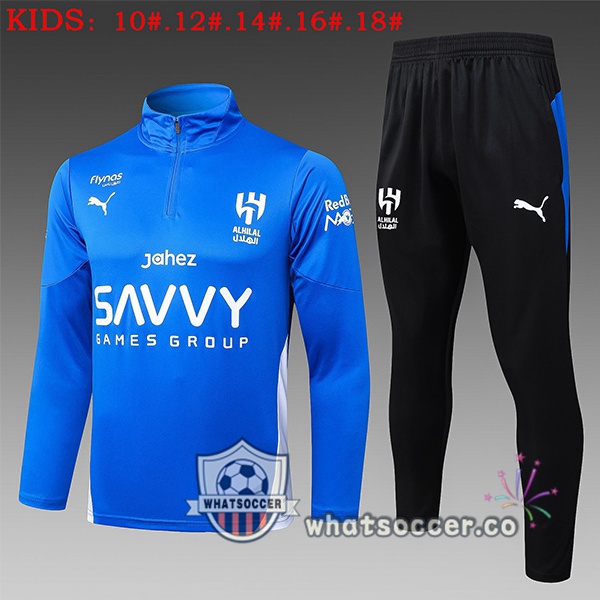 Training Wear Al-Hilal FC Kids Blue 2025-2026