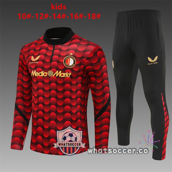 Training Wear Feyenoord Kids Red 2025-2026
