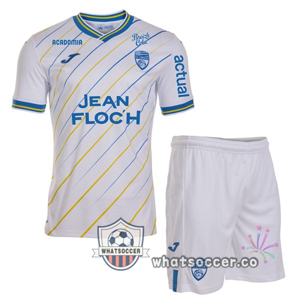 FC Lorient Kids Away Soccer Jerseys White 2025-2026