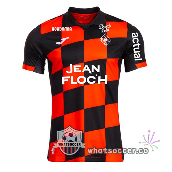 FC Lorient Home Soccer Jerseys Red Black 2025-2026