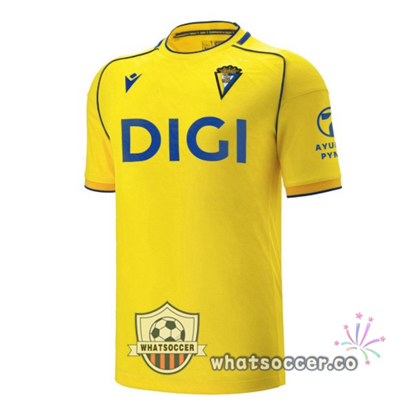 Cadiz CF Home Soccer Jerseys Yellow 2025-2026