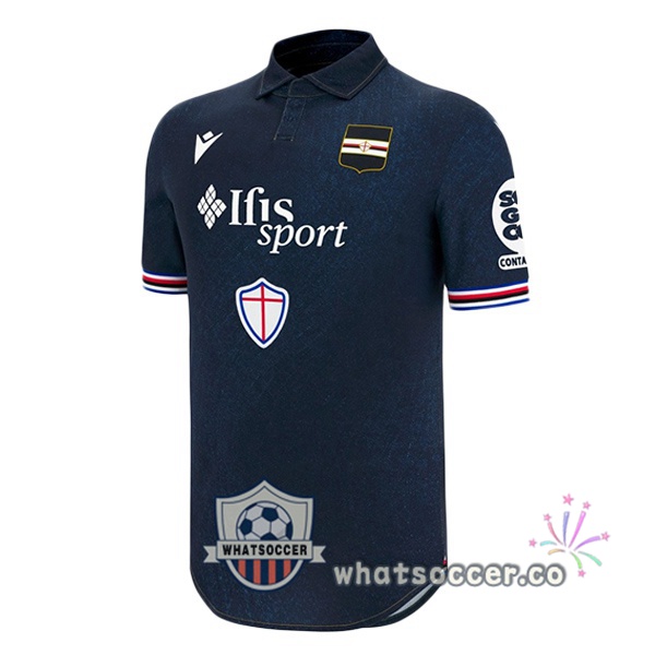 UC Sampdoria Third Soccer Jerseys Black 2025-2026