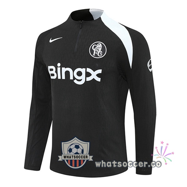 Soccer Sweater FC Chelsea Black 2025-2026