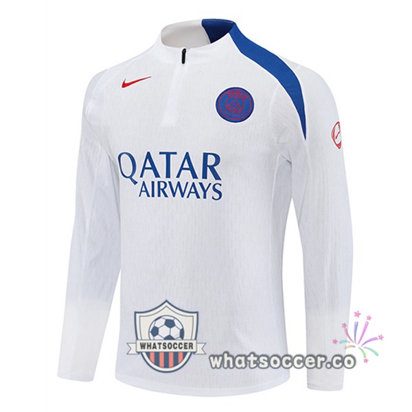Soccer Sweater Paris PSG White 2025-2026