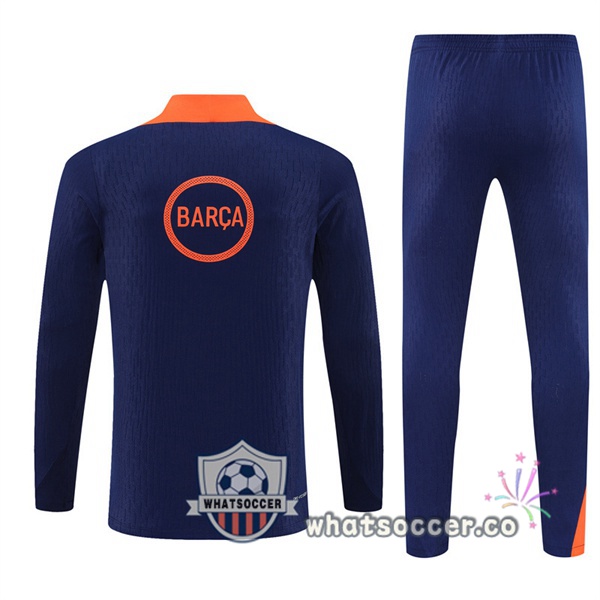 Training Wear FC Barcelona Blue Royal Orange 2025-2026