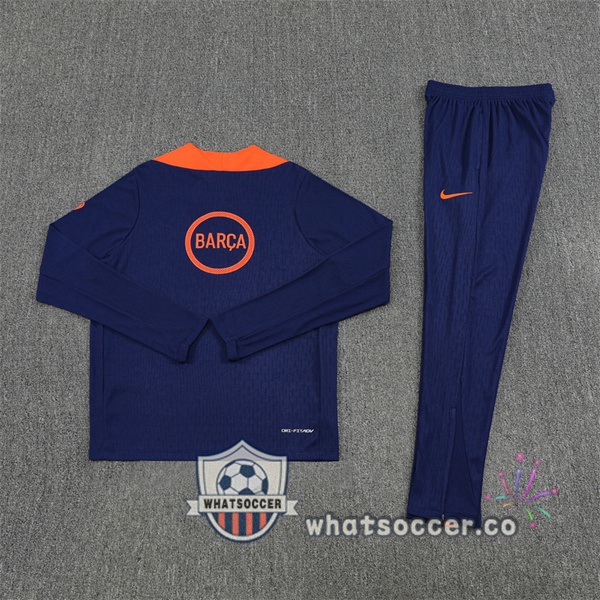 Training Wear FC Barcelona Blue Royal Orange 2025-2026