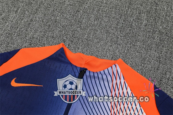 Training Wear FC Barcelona Blue Royal Orange 2025-2026