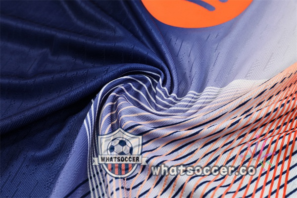 Training Wear FC Barcelona Blue Royal Orange 2025-2026