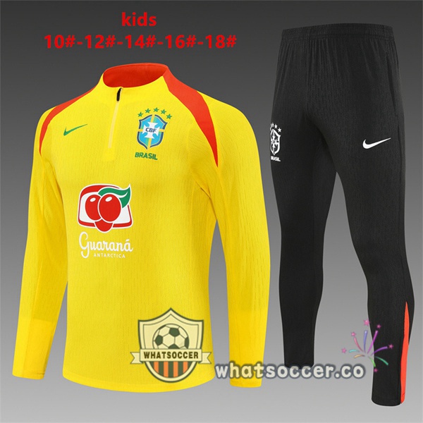 Training Wear Brazil Kids Yellow 2025-2026