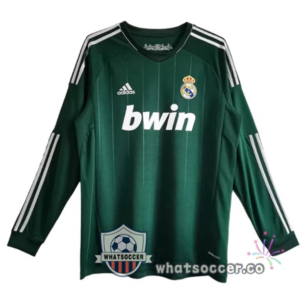 Real Madrid Retro Third Long Sleeve Green 2012-2013