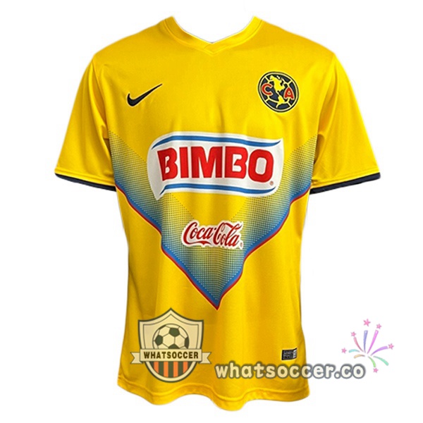 Club America Retro Home Yellow 2013-2014