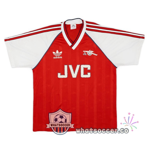 Arsenal Retro Home Red White 1988-1990