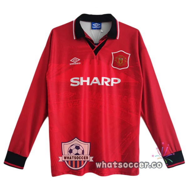 Manchester United Retro Home Long Sleeve Red 1994-1996