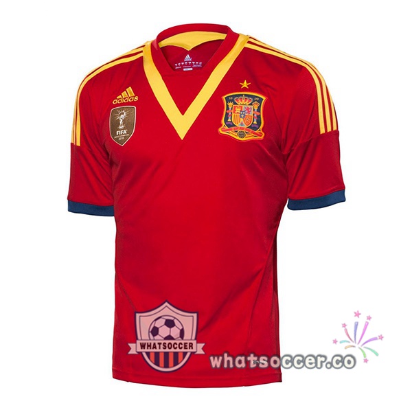 Spain Retro Home Red 2013