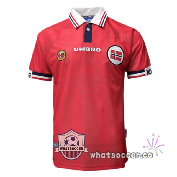 Norway Retro Home Red 1998-1999