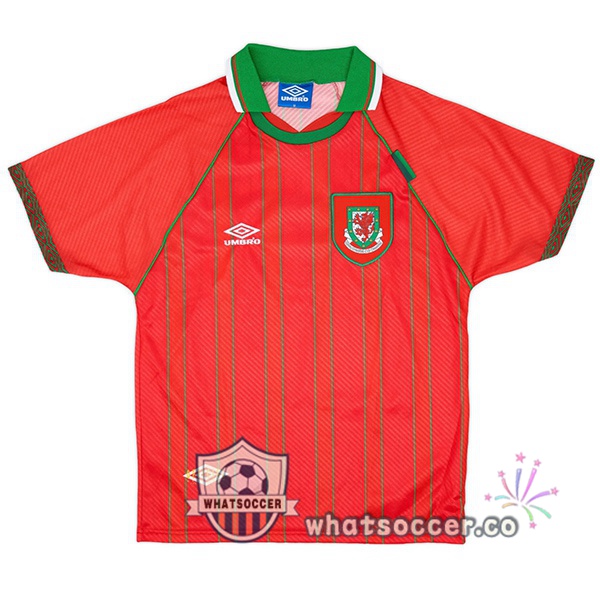 Wales Retro Home Red 1994-1996