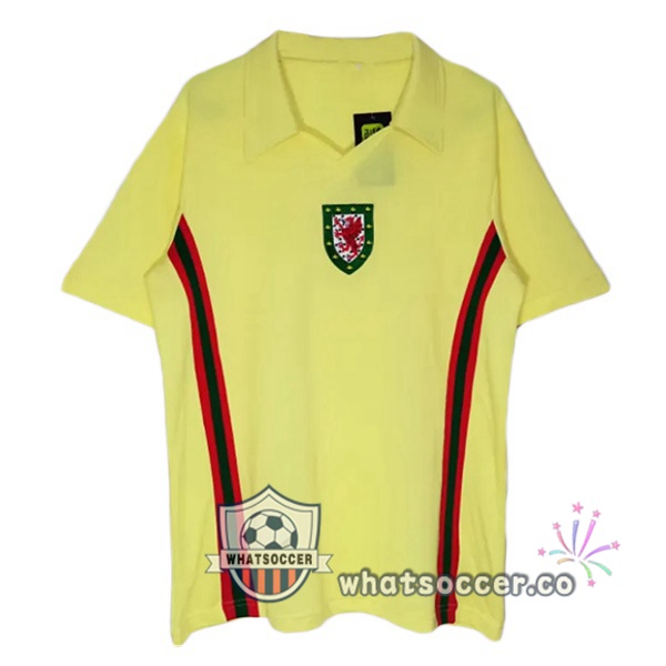 Wales Retro Away Yellow 1976-1979