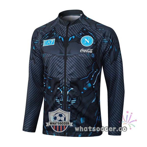 Soccer Jacket SSC Napoli Gray 2025-2026