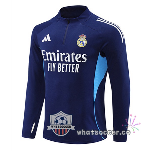 Soccer Sweater Real Madrid Blue Royal 2025-2026