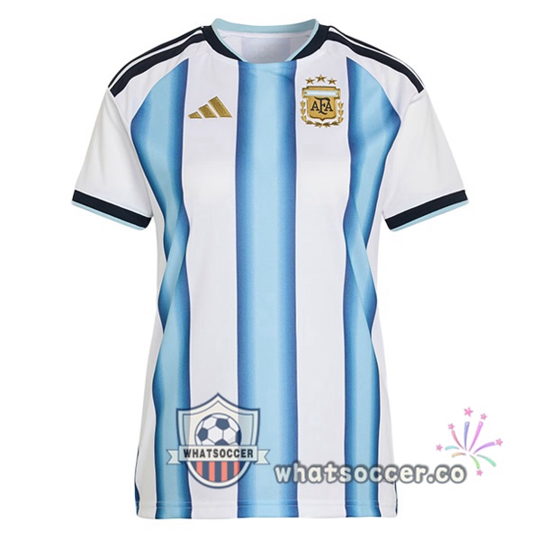Argentina Women Home Soccer Jerseys Blue White 2026-2027 Argentina Women Home Soccer Jerseys Blue White 2026-2027