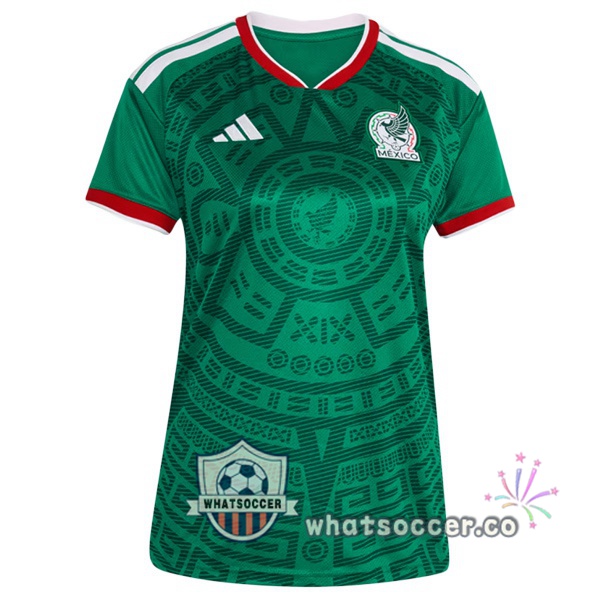 Mexico Women Home Soccer Jerseys Green 2026-2027 Mexico Women Home Soccer Jerseys Green 2026-2027
