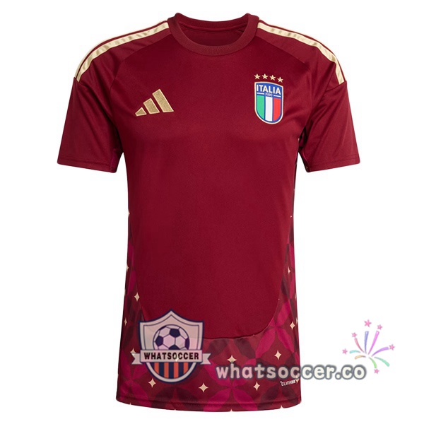 Italy Goalkeeper Soccer Jerseys Marron 2026-2027 Italy Goalkeeper Soccer Jerseys Marron 2026-2027