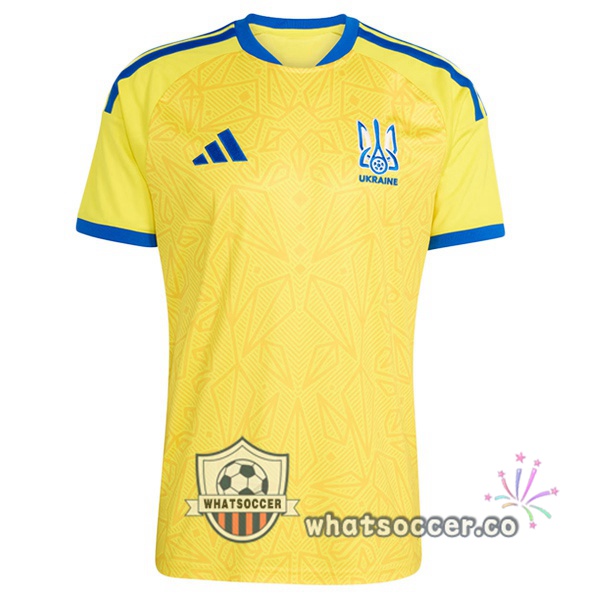 Ukraine Home Soccer Jerseys Yellow 2026-2027