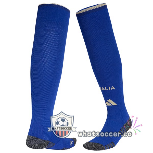 Italy Home Soccer Socks Blue 2026-2027