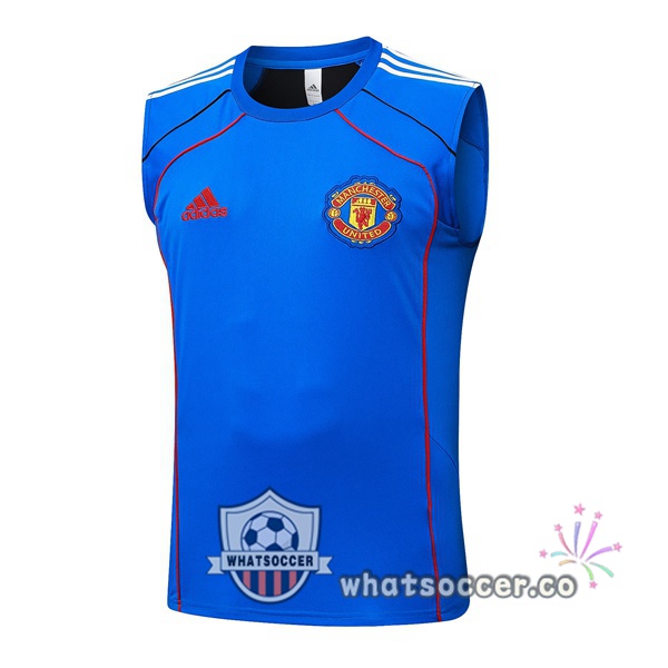 Manchester United Soccer Vest Blue 2025-2026