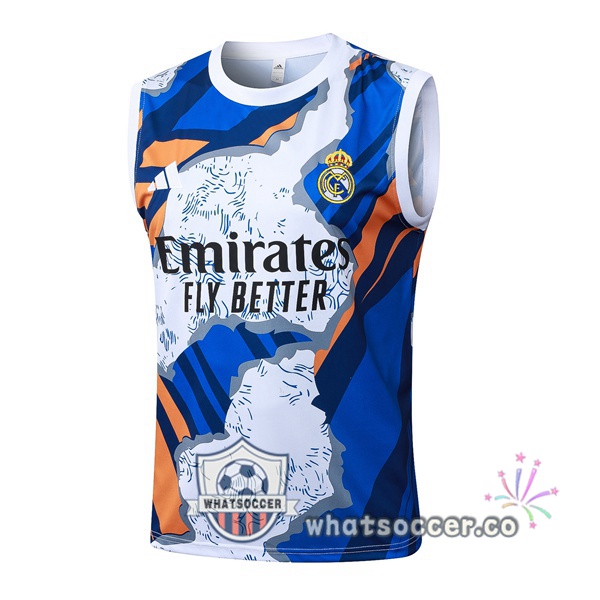 Real Madrid Soccer Vest Blue White 2025-2026