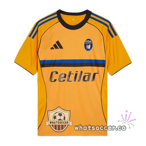 Pisa FC Away Soccer Jerseys Yellow 2025-2026
