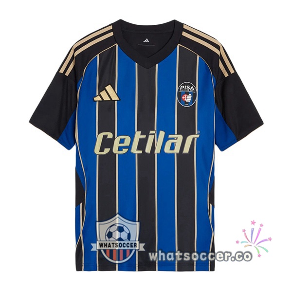 Pisa FC Home Soccer Jerseys Blue Black 2025-2026