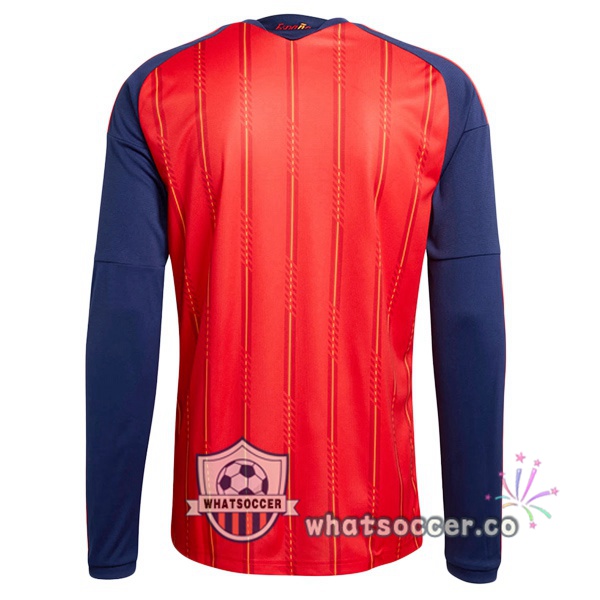 Spain Home Soccer Jerseys Long Sleeve Red FIFA World Cup 2026