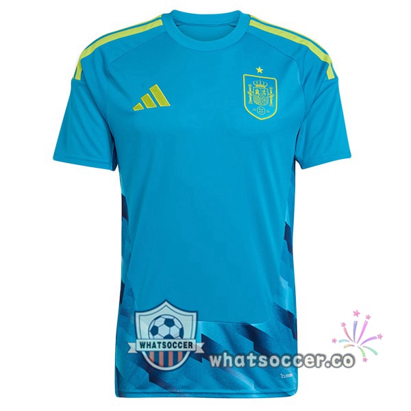 Spain Goalkeeper Soccer Jerseys Blue FIFA World Cup 2026 Spain Goalkeeper Soccer Jerseys Blue FIFA World Cup 2026